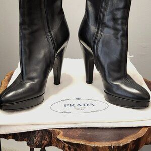 Prada heeled ankle boots